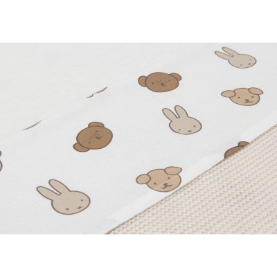 Drap lit bébé 120x150 cm miffy and friends