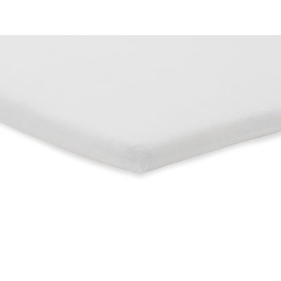 Drap housse 75 x 95 cm jersey pour tapis de parc white