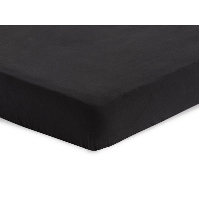 Drap housse 60x120 cm jersey noir