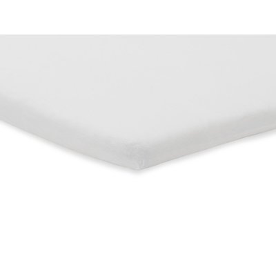 Lot de 2 draps housses 40x80 cm jersey white