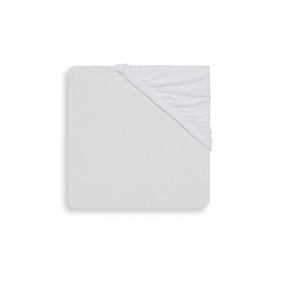 Drap housse 60x120 cm jersey blanc