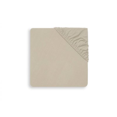 Drap housse 60x120 cm jersey nougat
