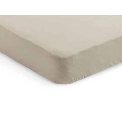 Drap housse 60x120 cm jersey nougat