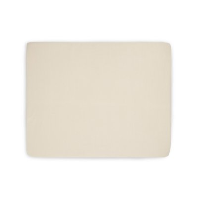 Drap housse 75 x 95 cm jersey pour tapis de parc nougat