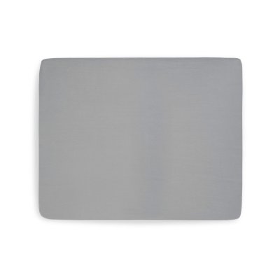 Drap housse 75 x 95 cm jersey pour tapis de parc storm grey