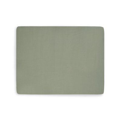 Drap housse 75 x 95 cm jersey pour tapis de parc ash green