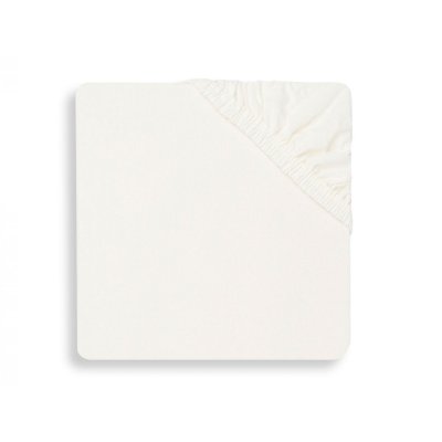 Drap housse 60x120 cm jersey ivoire