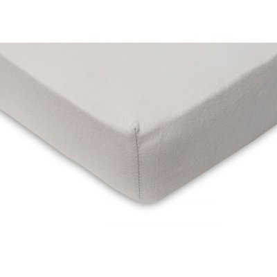 Lot de 2 draps housses 40x80 cm jersey nougat