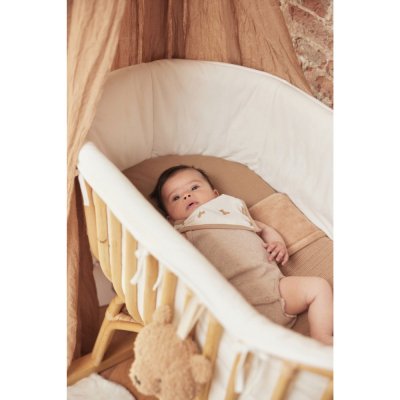 Drap housse berceau 40x80 cm jersey biscuit