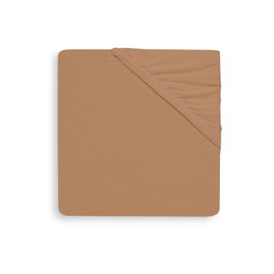 Lot de 2 draps housses 40x80 cm jersey biscuit