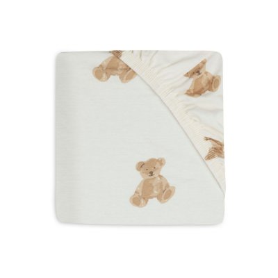 Drap housse 60x120 cm jersey teddy bear