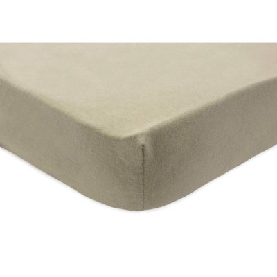 Drap housse 75 x 95 cm jersey pour tapis de parc olive