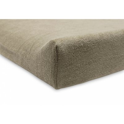 Housse matelas à langer éponge 50 x 70 cm olive