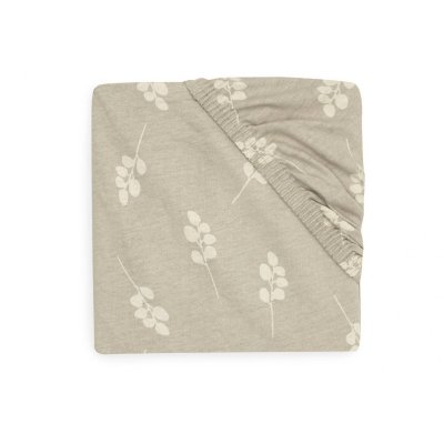 Drap housse 60x120 cm jersey twig olive