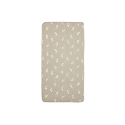 Drap housse 60x120 cm jersey twig olive