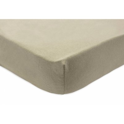 Lot de 2 draps housses jersey 40/50 x 80/90 cm olive