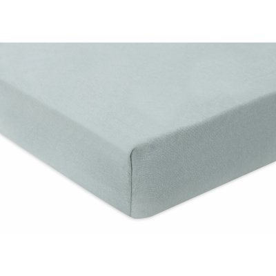 Drap housse 70x140 cm jersey sea green