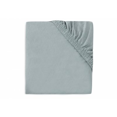 Drap housse 75 x 95 cm jersey pour tapis de parc sea green