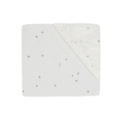 Drap housse 70x140 cm jersey twinkling sea green