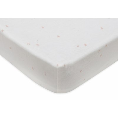 Drap housse 70x140 cm jersey twinkling wild rose