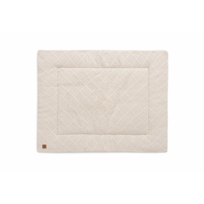 Tapis de parc 75x95 cm check knit oatmeal