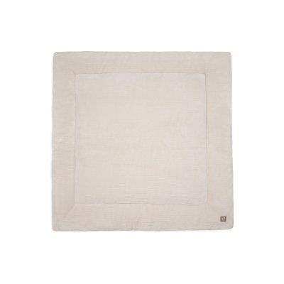 Tapis de parc bébé 100 x 100 cm cloudy rib oatmeal