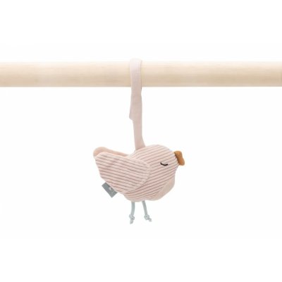 Arche d'éveil en bois avec 3 peluches lovely birds