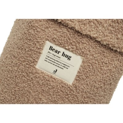 Panier de rangement 35x30 cm bouclette biscuit