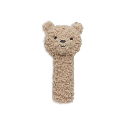 Hochet ours bouclette teddy bear biscuit