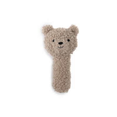 Hochet ours bouclette teddy bear olive