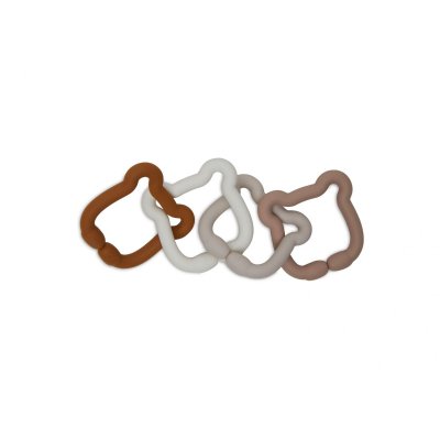 Jeu d'anneaux silicone teddy bear