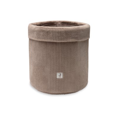 Panier de rangement 35 x 30 cm cloudy rib milky coffee