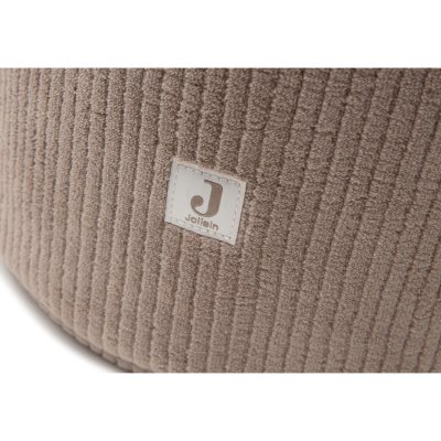 Panier de rangement 35 x 30 cm cloudy rib milky coffee