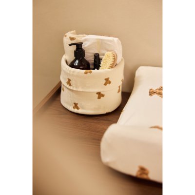 Panier de rangement little waffle mini teddy bear