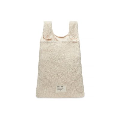 Sac de rangement bouclette naturel