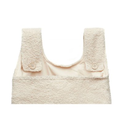 Sac de rangement bouclette naturel