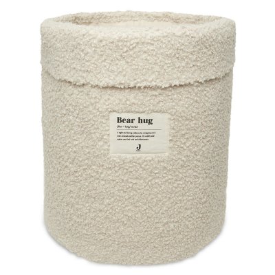 Panier de rangement 35x30 cm bouclette naturel