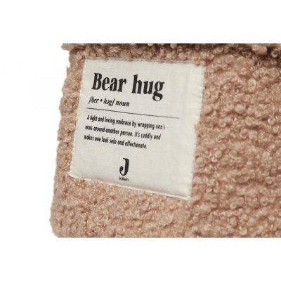 Panier de rangement 14x18 cm bouclette biscuit