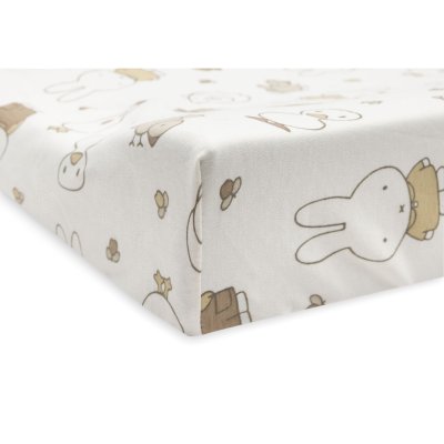 Housse matelas à langer 50 x 70 cm jersey miffy family farm