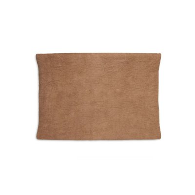 Lot de 2 housses matelas à langer éponge 50 x 70 cm caramel et biscuit