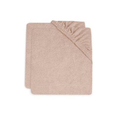 Lot de 2 housses matelas à langer éponge 50 x 70 cm wild rose