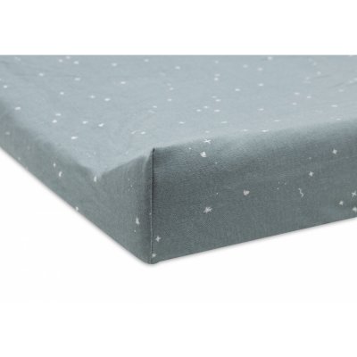 Housse matelas à langer 50 x 70 cm jersey twinkling sea green