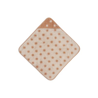 Cape de bain bébé éponge 75x75 cm jacquard sun