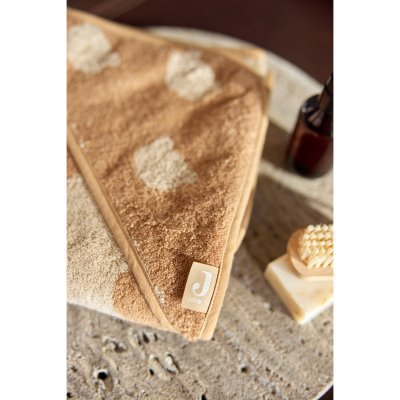 Cape de bain bébé éponge 75x75 cm jacquard teddy bear