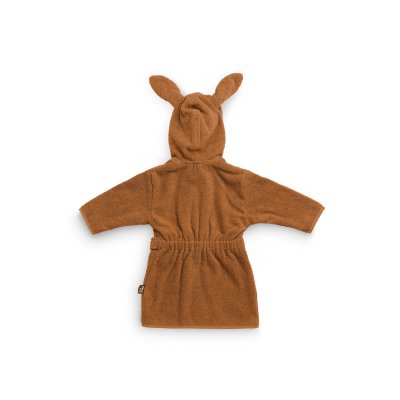 Peignoir enfant éponge 3-4 ans caramel