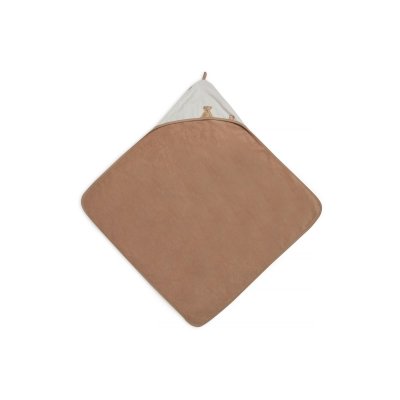 Cape de bain bébé 75x75 cm jersey teddy bear