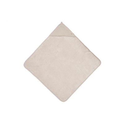 JOLLEIN Cape de bain bébé 75x75 cm eponge waves nougat