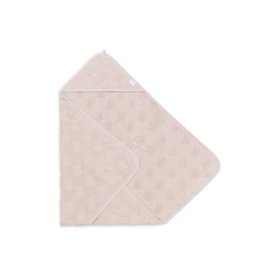 Cape de bain bébé éponge 75x75 cm miffy nougat