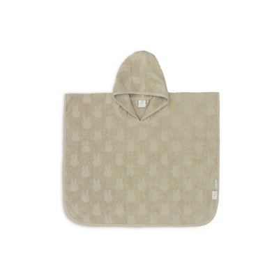 Poncho de bain éponge miffy jacquard olive