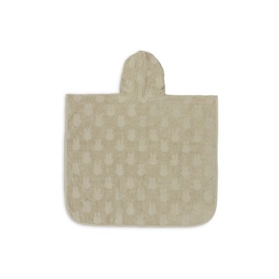 Poncho de bain éponge miffy jacquard olive